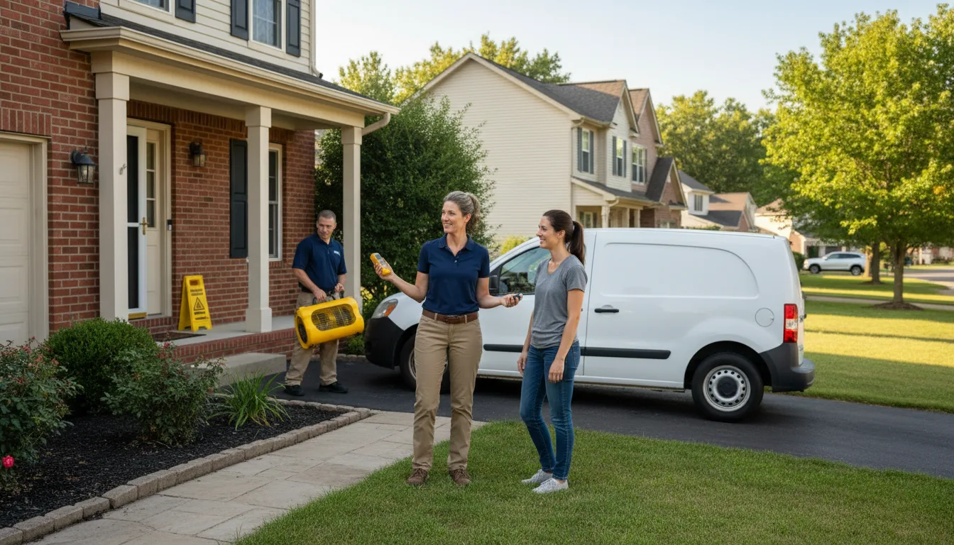 Water restoration image for Dehumidification And Cleanup Services in Nanuet, NY